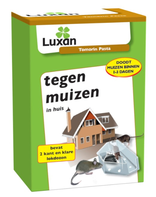 Luxan Tomorin Pasta Muizen Lokdoos 6 x 2 st