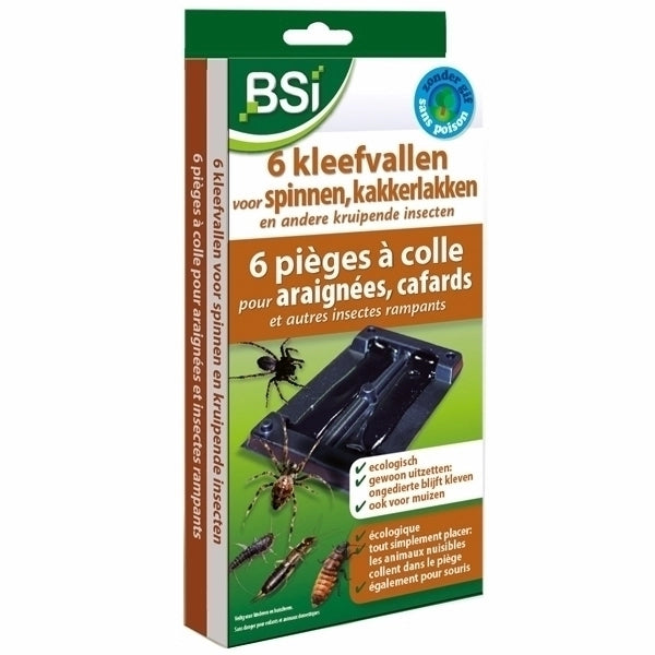 6 kleefvallen tegen kruipende insecten