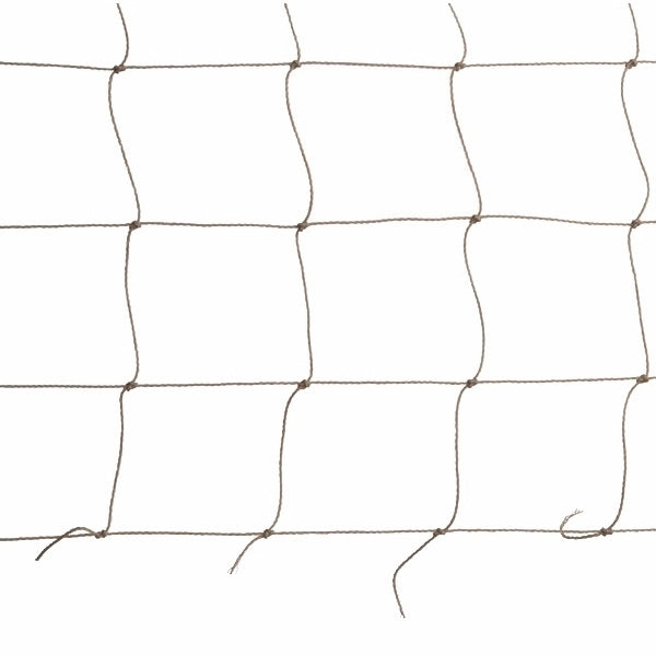 Vogelnet 5 x 5 meter zandkleur (maaswijdte: 50mm)