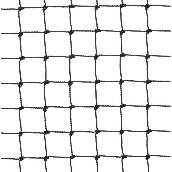 Vogelnet 5 x 5 meter zwart (maaswijdte: 19mm)