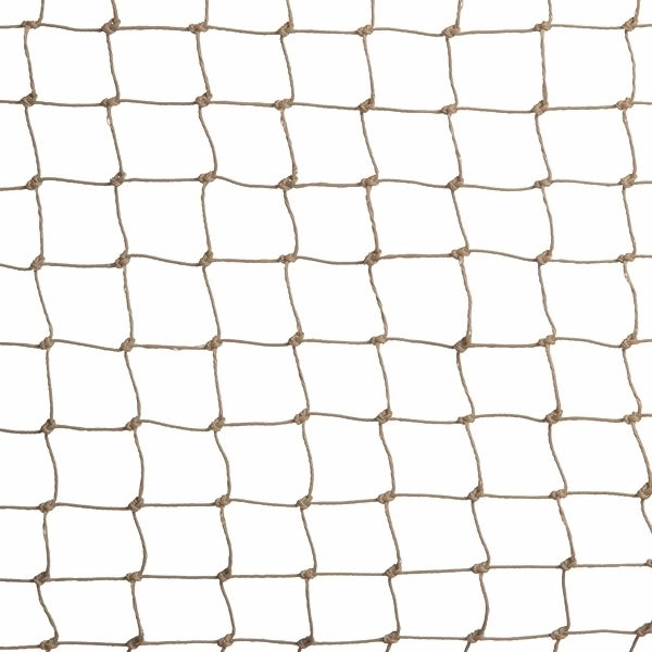 Vogelnet 5 x 5 meter zandkleur (maaswijdte: 19mm)