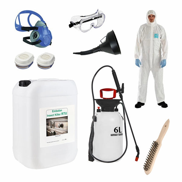 Woodworm complete package Embalan (160m2)