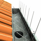 Bird strips for solar panels and gutters