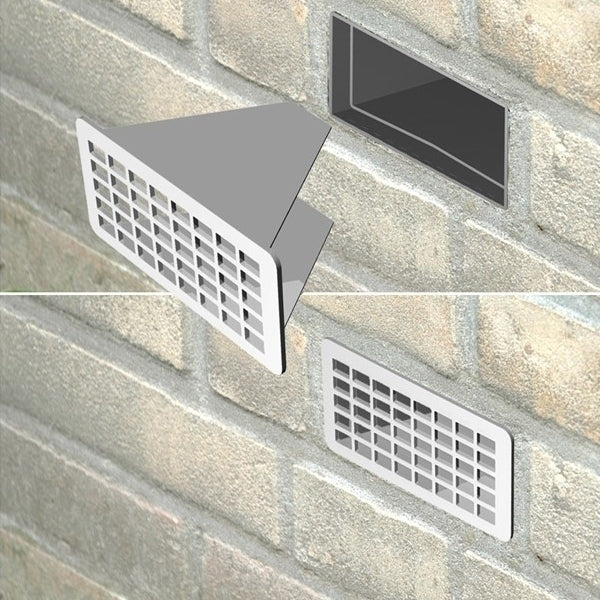 Stainless steel grid against vermin