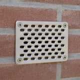 RVS gevelrooster (14 x 10 cm)