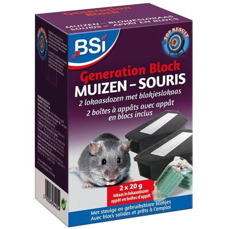 BSI Generation Block muizengif in 2 lokdozen