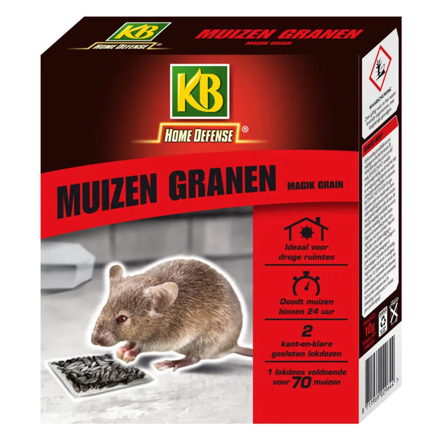 KB Home Defense Muizen Granen Alphachloralose 2