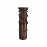 Wood injection plug brown (25 pieces)