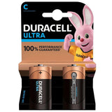 Duracell C batteries (2 pieces)